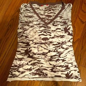 Brown camo cami top
